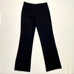Lululemon Atletica Flared Black Yoga Pants Size 8.